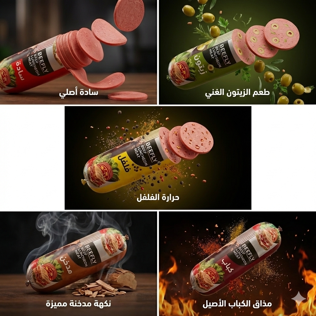 لانشون بيفلى 500جرام 40 قطعه